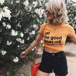 “Vintage” Yellow Tee